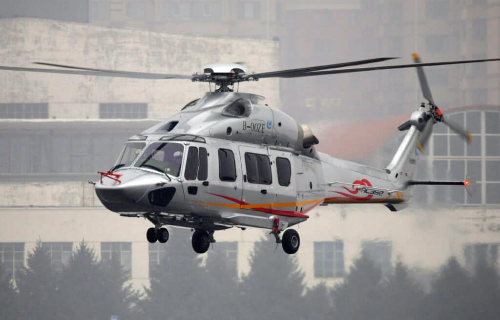 china helicóptero