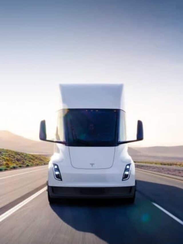 Caminhão semi elétrico da Tesla – 2022